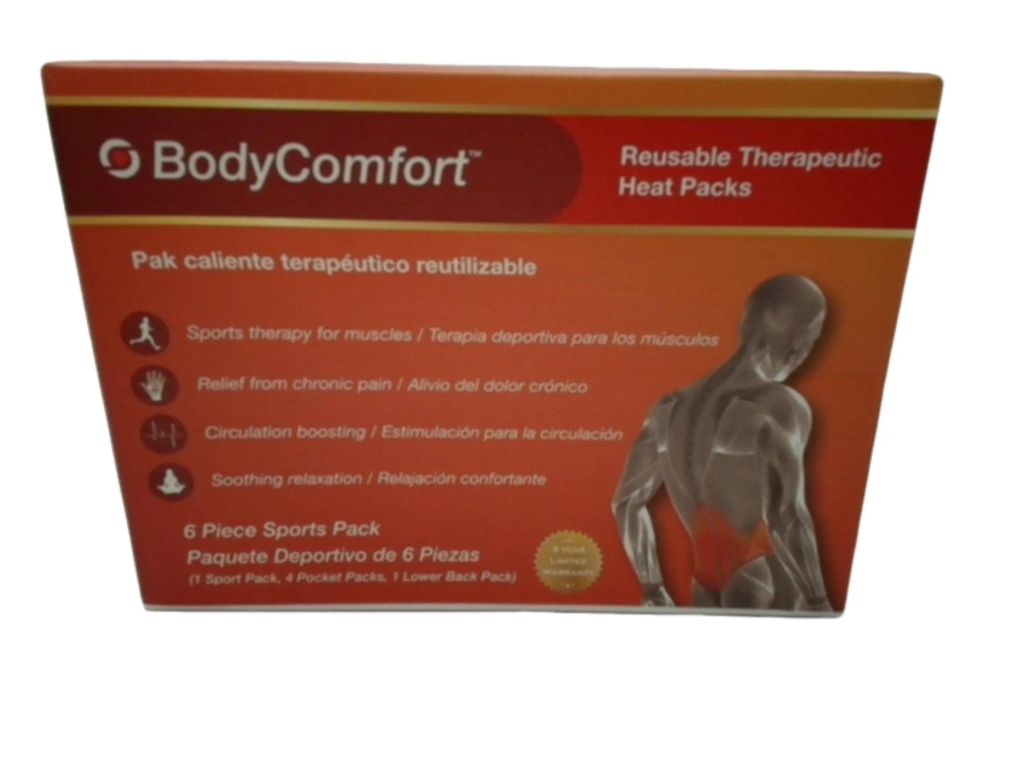 Renewable Heat Pack 6pc. Sports Pack SomaCare (ENDCAP) - Brantford Surplus