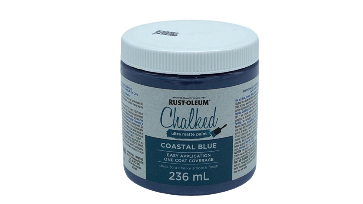 Rust - Oleum Coastal Blue Chalked Ultra Matte Paint 236mL - Brantford Surplus