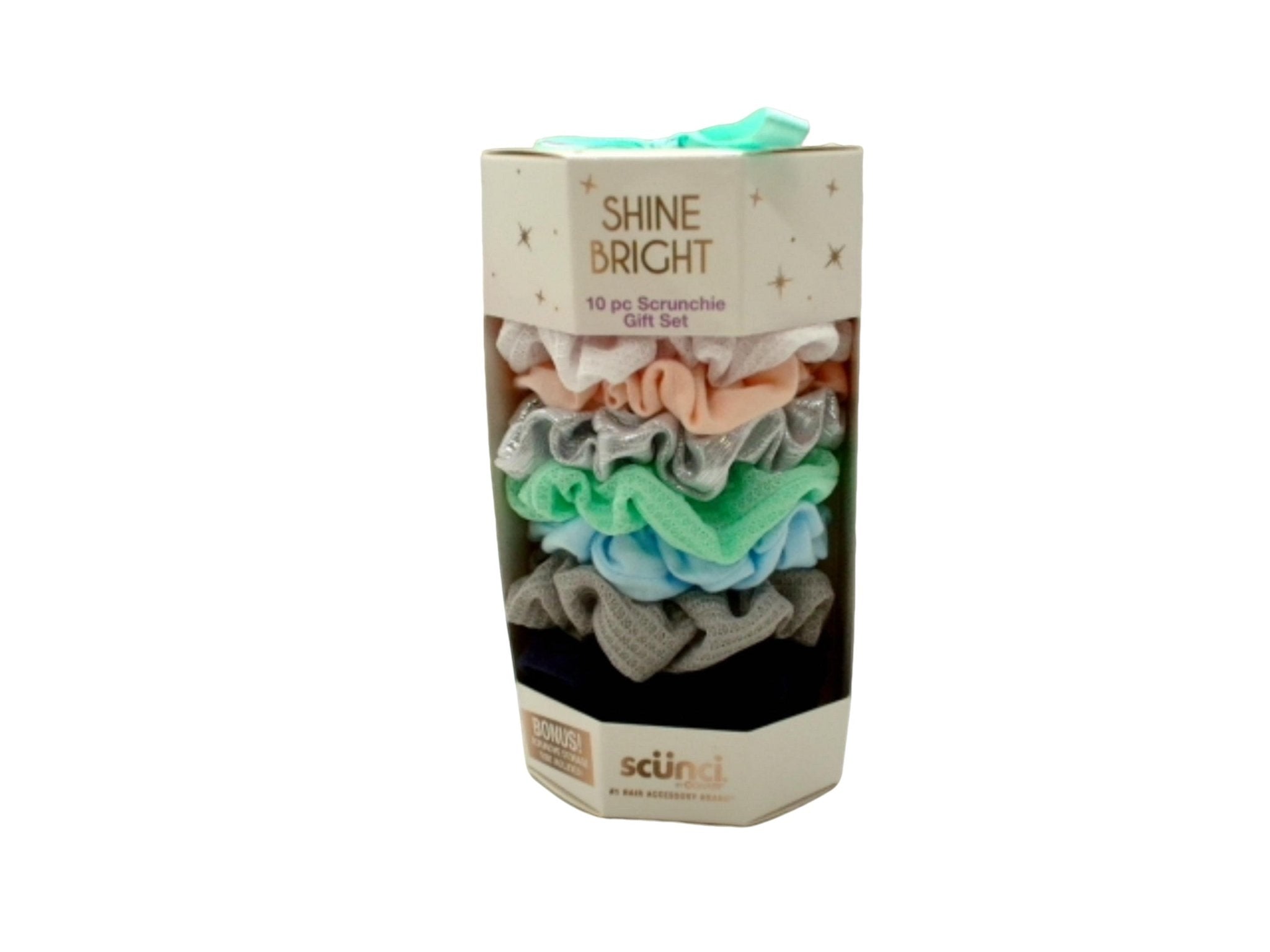 Scunci Scrunchie Gift Set - 10pc Sparkle Collection - Brantford Surplus