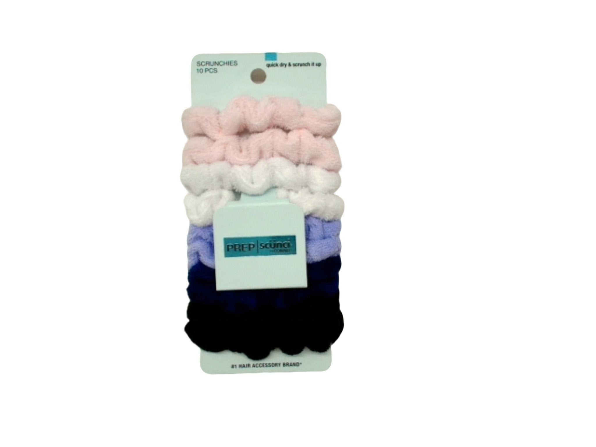 Scunci Terry Scrunchies 10 - Pack - Assorted Colors - Brantford Surplus