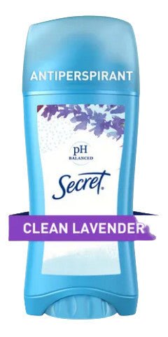 Secret Lavender Antiperspirant Deodorant - Clean Scent 73g - Brantford Surplus