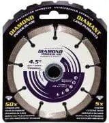 Segmented Diamond Power Blade 4.5 inch 7/8 bore - Brantford Surplus