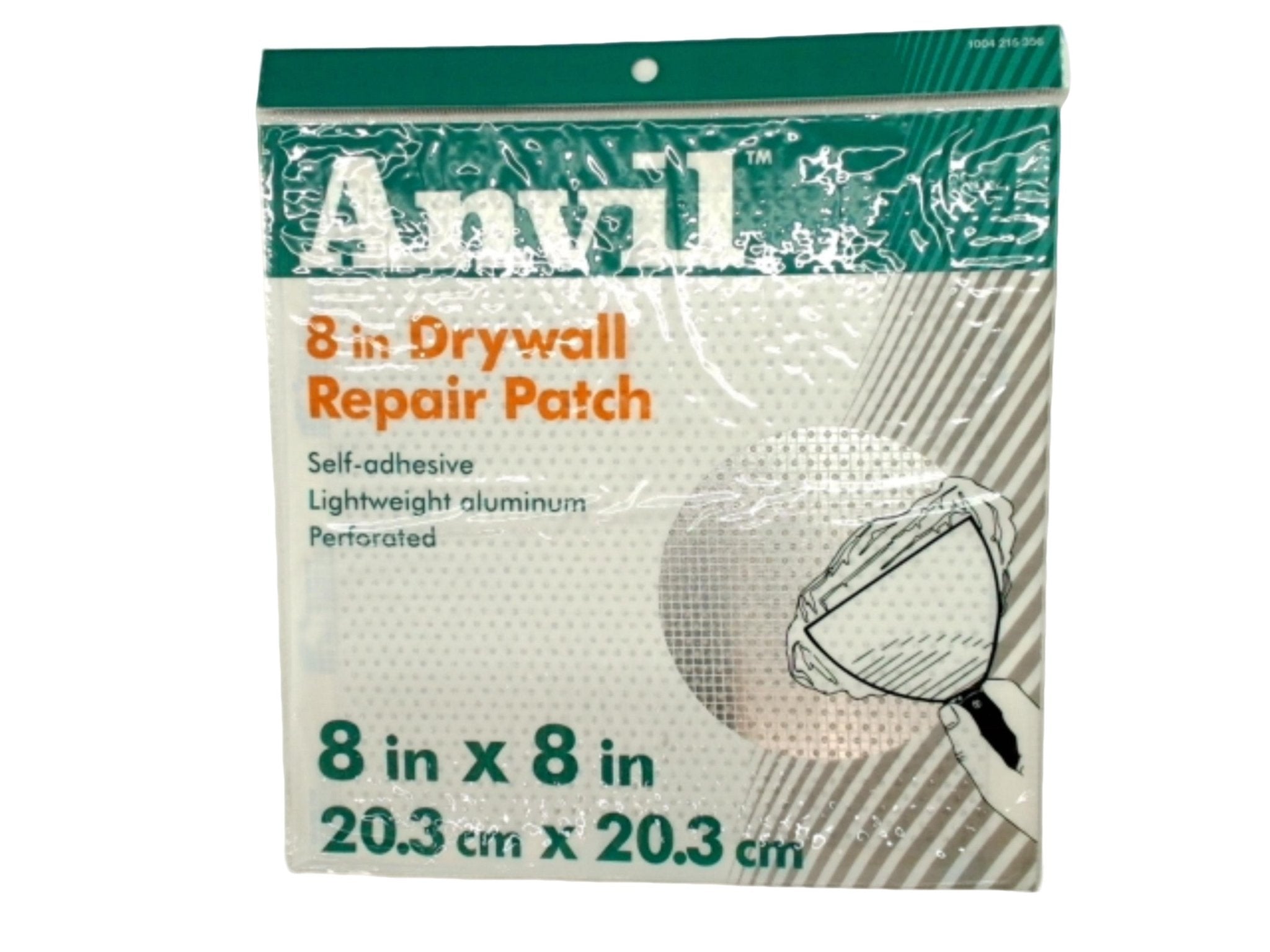 Self - Adhesive Drywall Repair Patch 8"x8" Lightweight Aluminum - Brantford Surplus