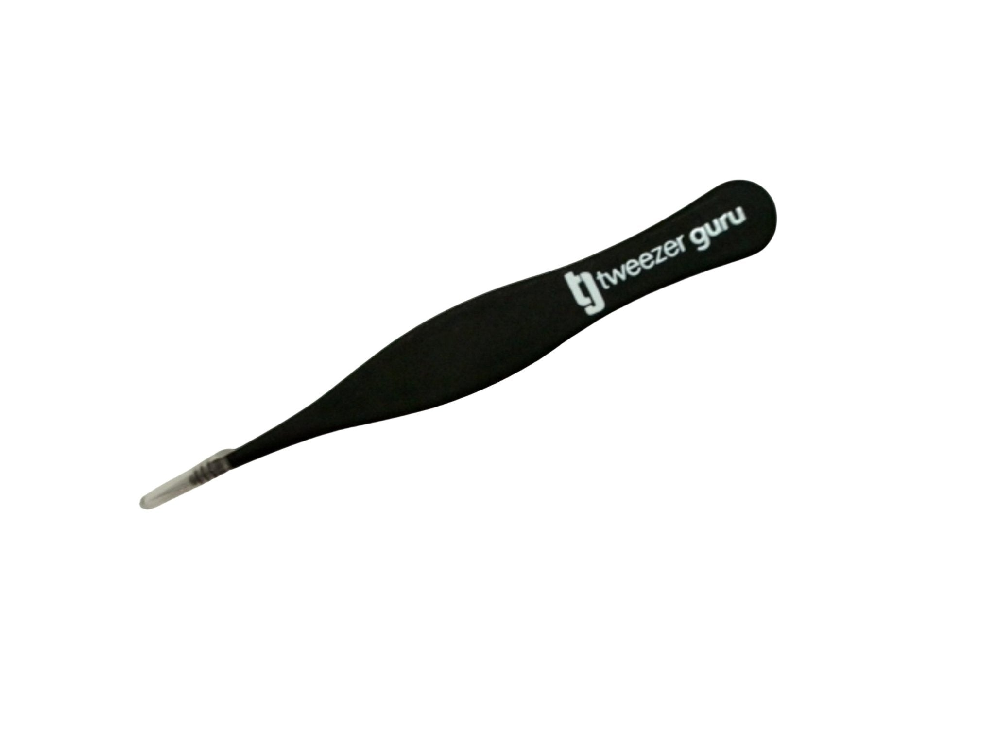 Sharp Black Stainless Steel Tweezers - Tweezer Guru - Brantford Surplus