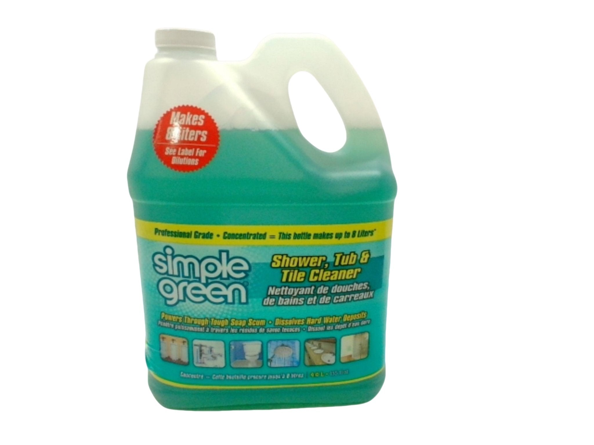 Simple Green Shower Cleaner 135oz - Bathroom Tile & Tub Cleaner - Brantford Surplus