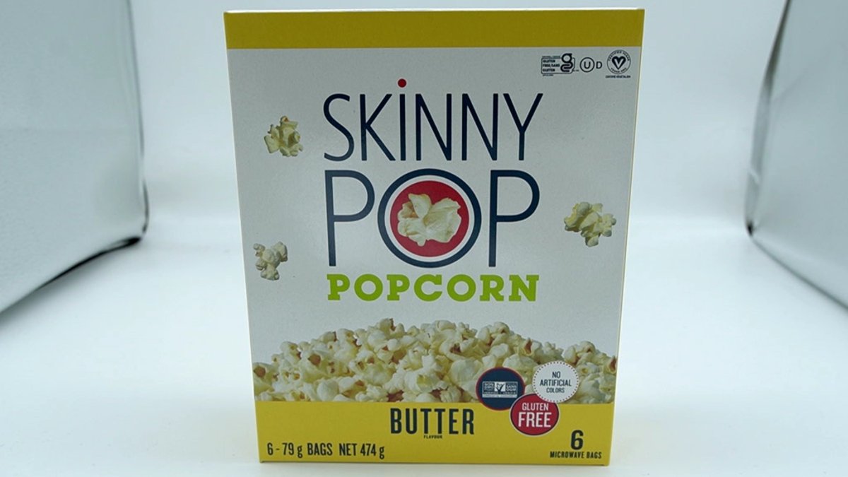 SkinnyPop Butter Microwave Popcorn 6 - Pack – Healthy Snack - Brantford Surplus