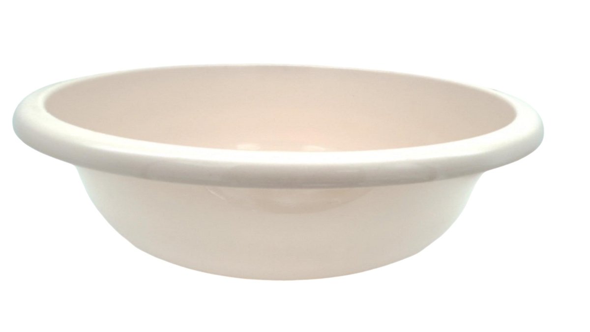 Small Round Plastic Basin 14 Inch – Durable Wash Tub - Brantford Surplus