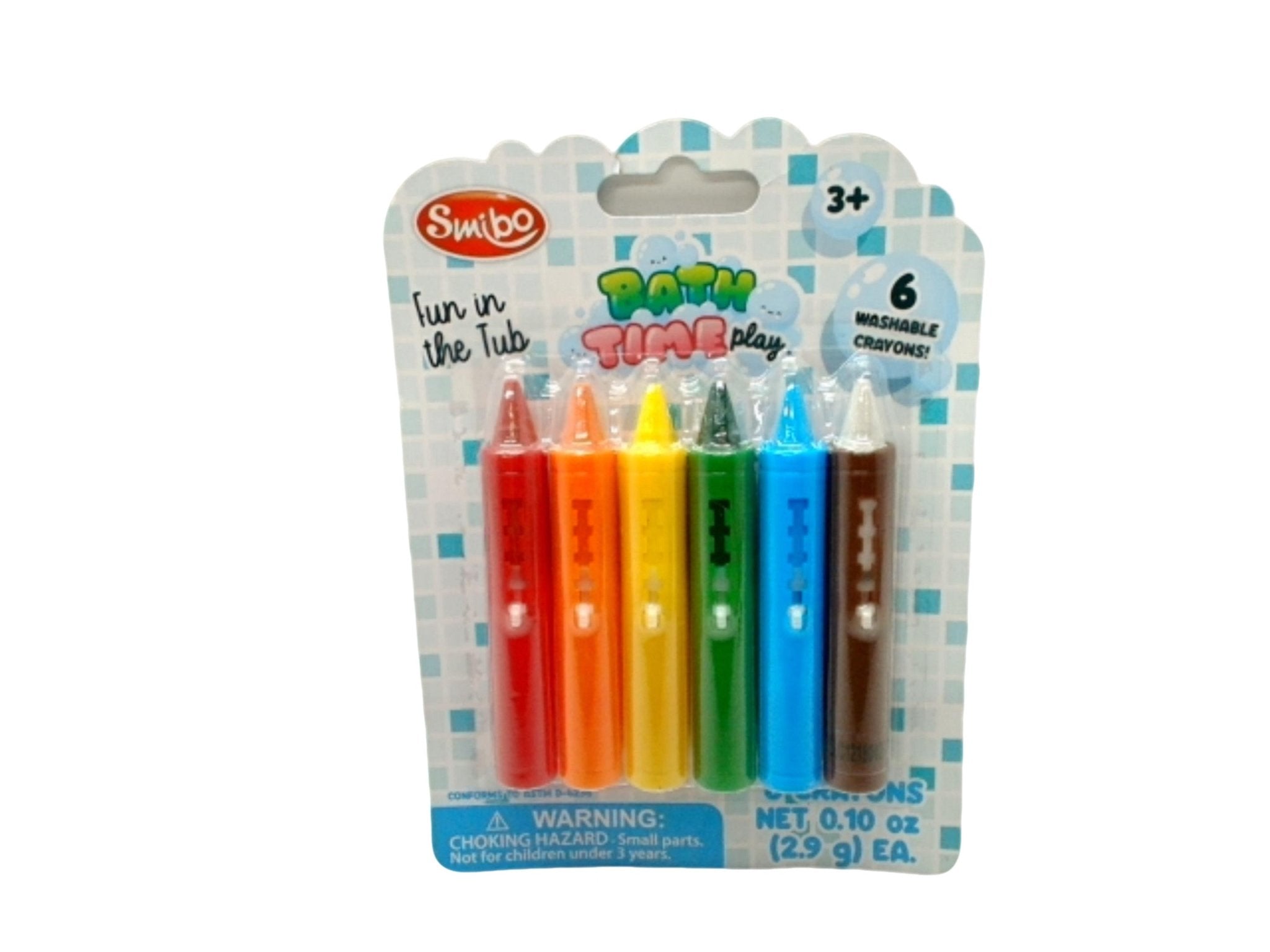 Smibo Kids Bath Crayons - Assorted Colors 6 - Pack - Brantford Surplus