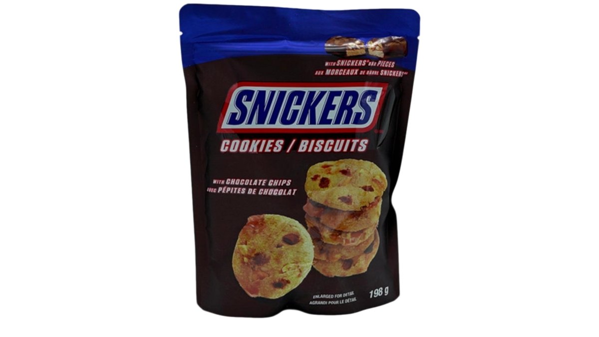 Snickers Chocolate Chip Cookies 198g - Snack Pack Deal - Brantford Surplus