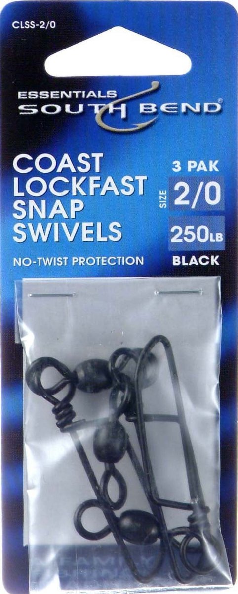Southbend Coastlock Snap Swivels 2/0 250lb Heavy Duty - Brantford Surplus