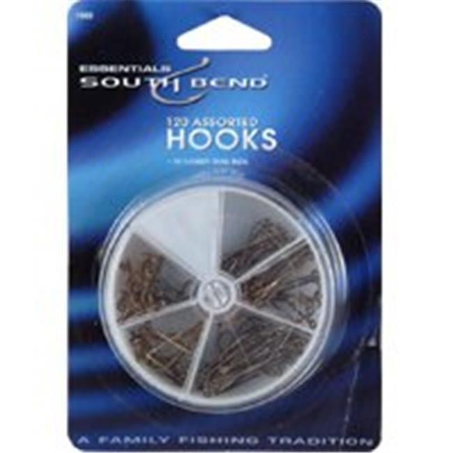 Southbend Fishing Hook Set 120pc with Case Assortment - Brantford Surplus
