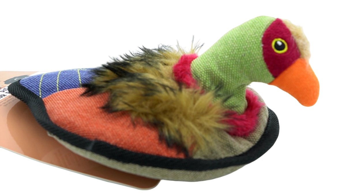 Squeaky Duck Dog Toy - Assorted Colors by Pet Perfect - Brantford Surplus