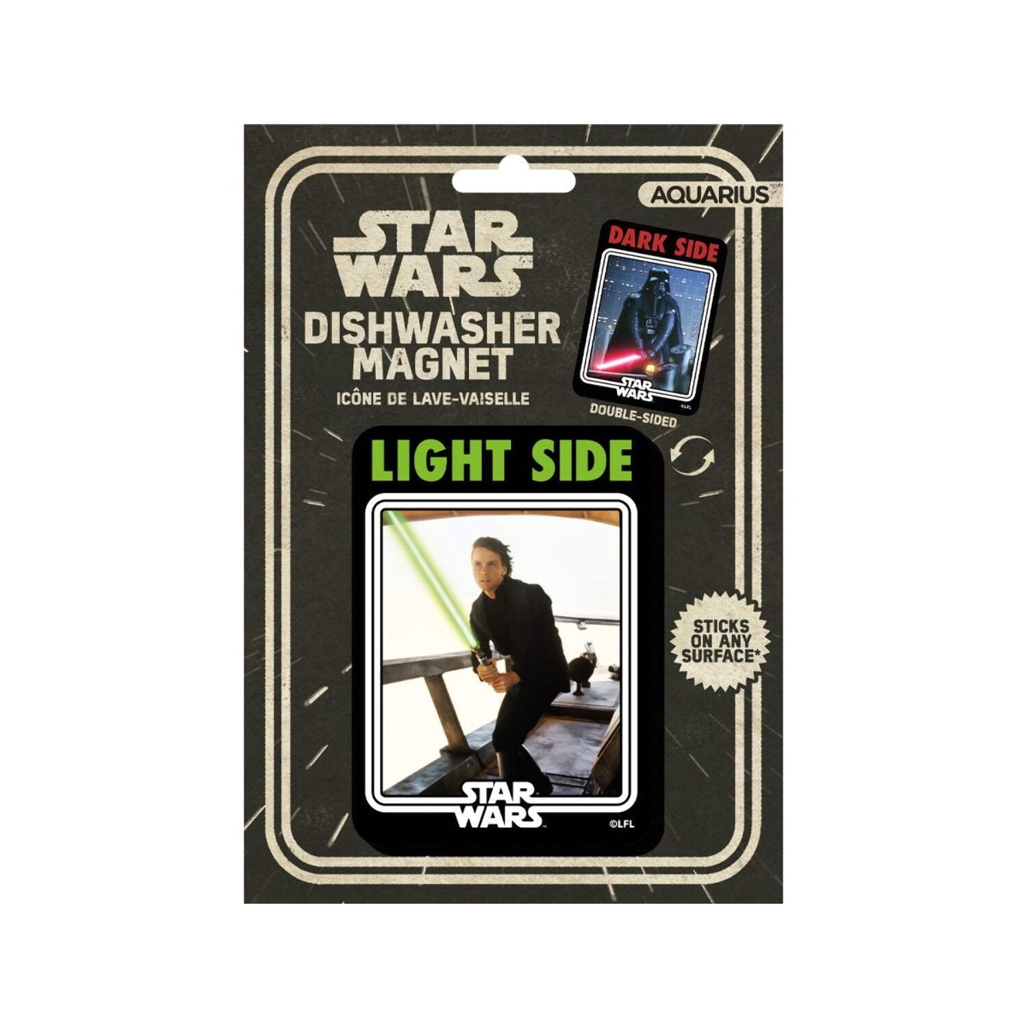 Star Wars Dishwasher Magnet - Light/Dark Side Aquarius - Brantford Surplus