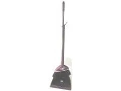 Steel Handle Dustpan with Brush Asst.Color - Brantford Surplus