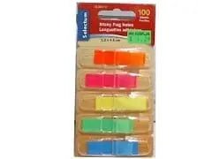 Sticky Flags Assorted Colours 20 sheets/each colour - Brantford Surplus