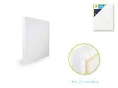 Stretch Artist Deep Canvas: Rect. 11"x14" (3.7cmD) Primed Back - Stapled - Brantford Surplus