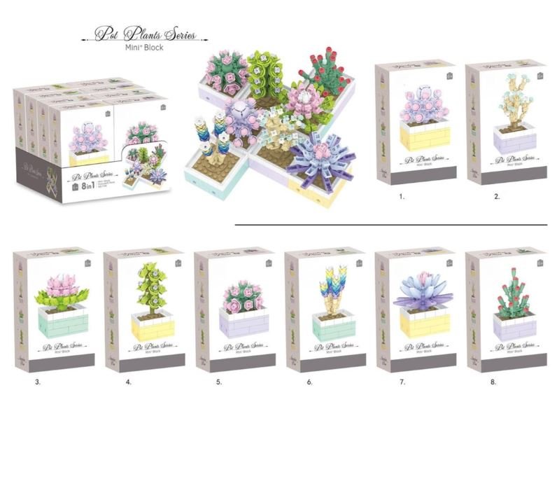 Succulent Building Block Set - DIY Plant Decor Kit - Brantford Surplus