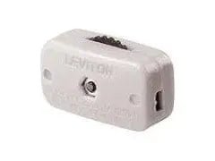 Switch mini feed thru with rotary toggle white - Brantford Surplus