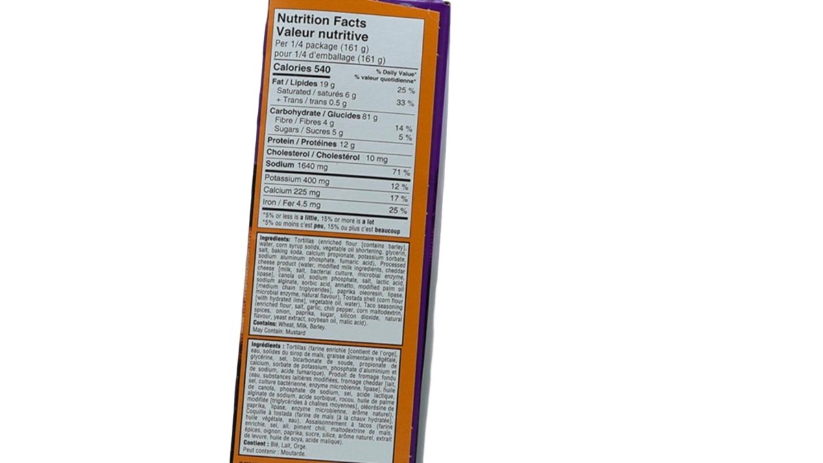 Taco Bell Crunchwrap Supreme Kit - Mexican Meal 642g - Brantford Surplus