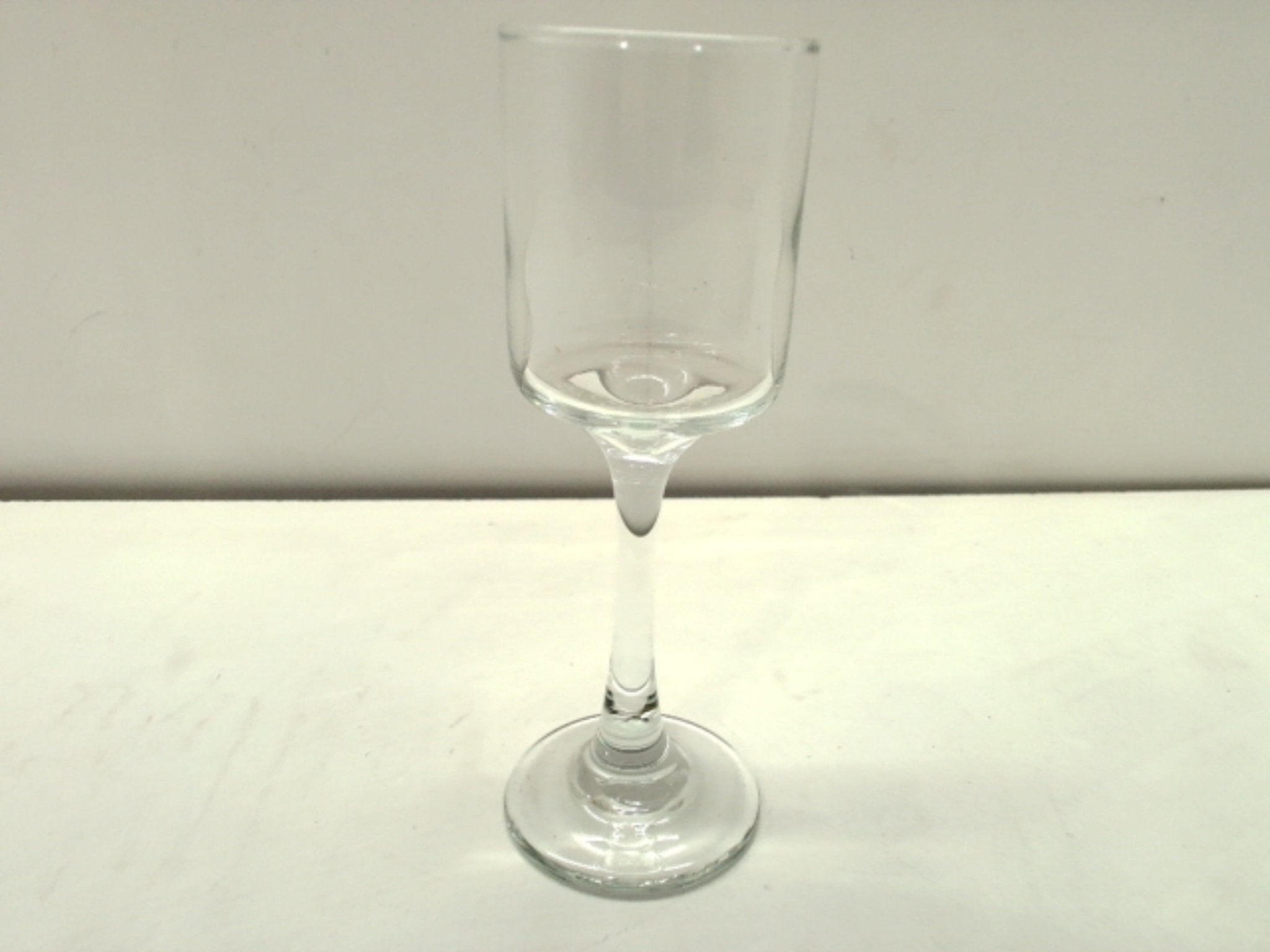 Tall Clear Glass Candle Holder - Elegant Votive Stand - Brantford Surplus