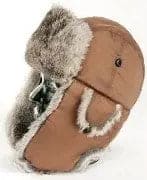 Tan Fur Bomber Hat - Medium - Brantford Surplus