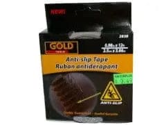 Tape anti - slip .98inx12ft 2.5cmx3.66m - Brantford Surplus