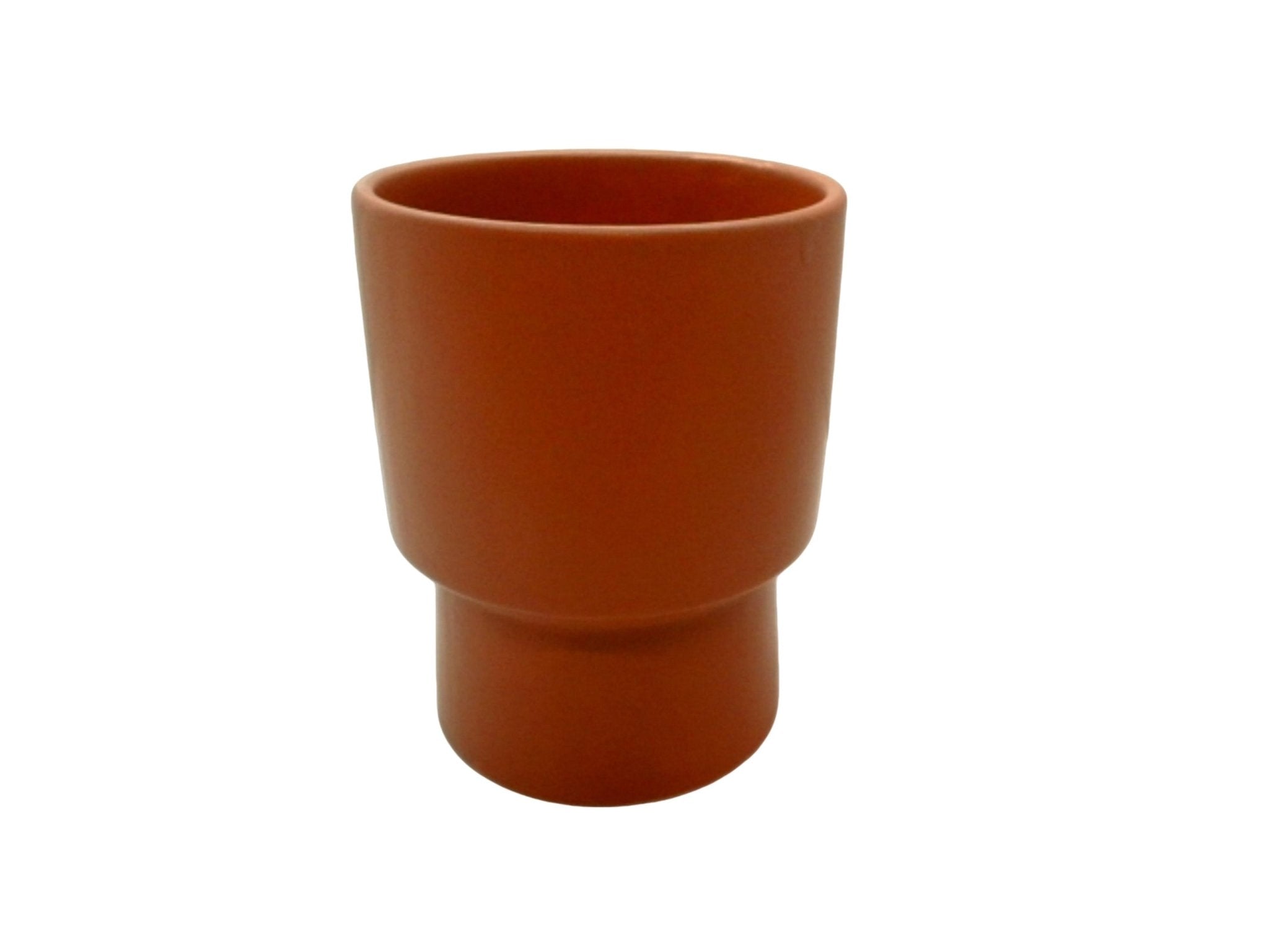 Terracotta Ceramic Pedestal Planter 5.1" - Mainstays - Brantford Surplus