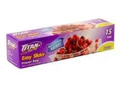 Titan Medium Slider Bags 15pk/24cs - Brantford Surplus