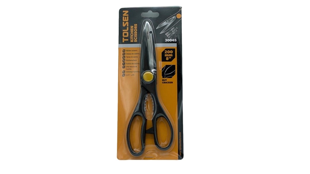 Tolsen 8 - Inch Kitchen Scissors – Heavy Duty Stainless Steel - Brantford Surplus