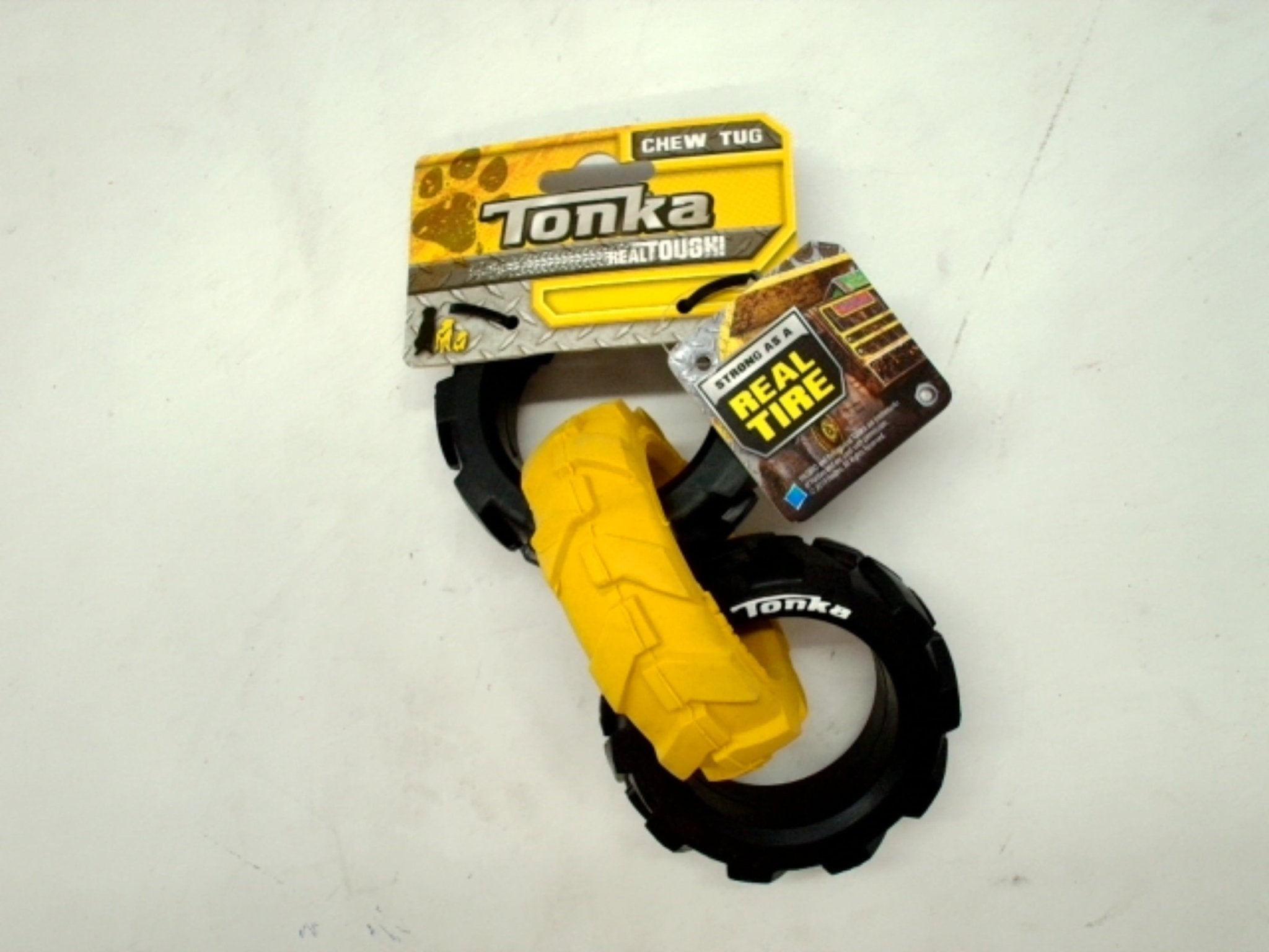 Tonka Durable Dog Tug Toy - 3 Ring Chew 7.5" - Brantford Surplus