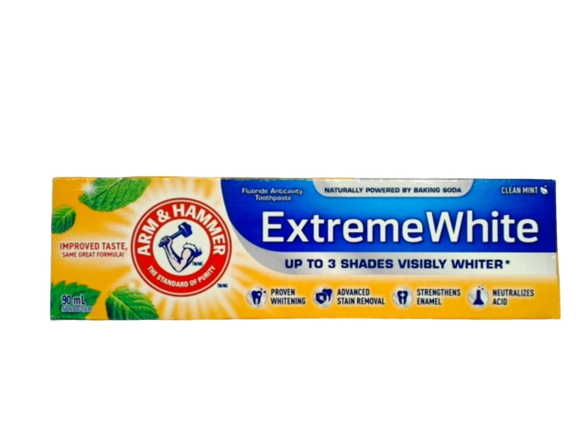 Toothpaste Arm & Hammer Extreme White Clean Mint 90mL - Brantford Surplus