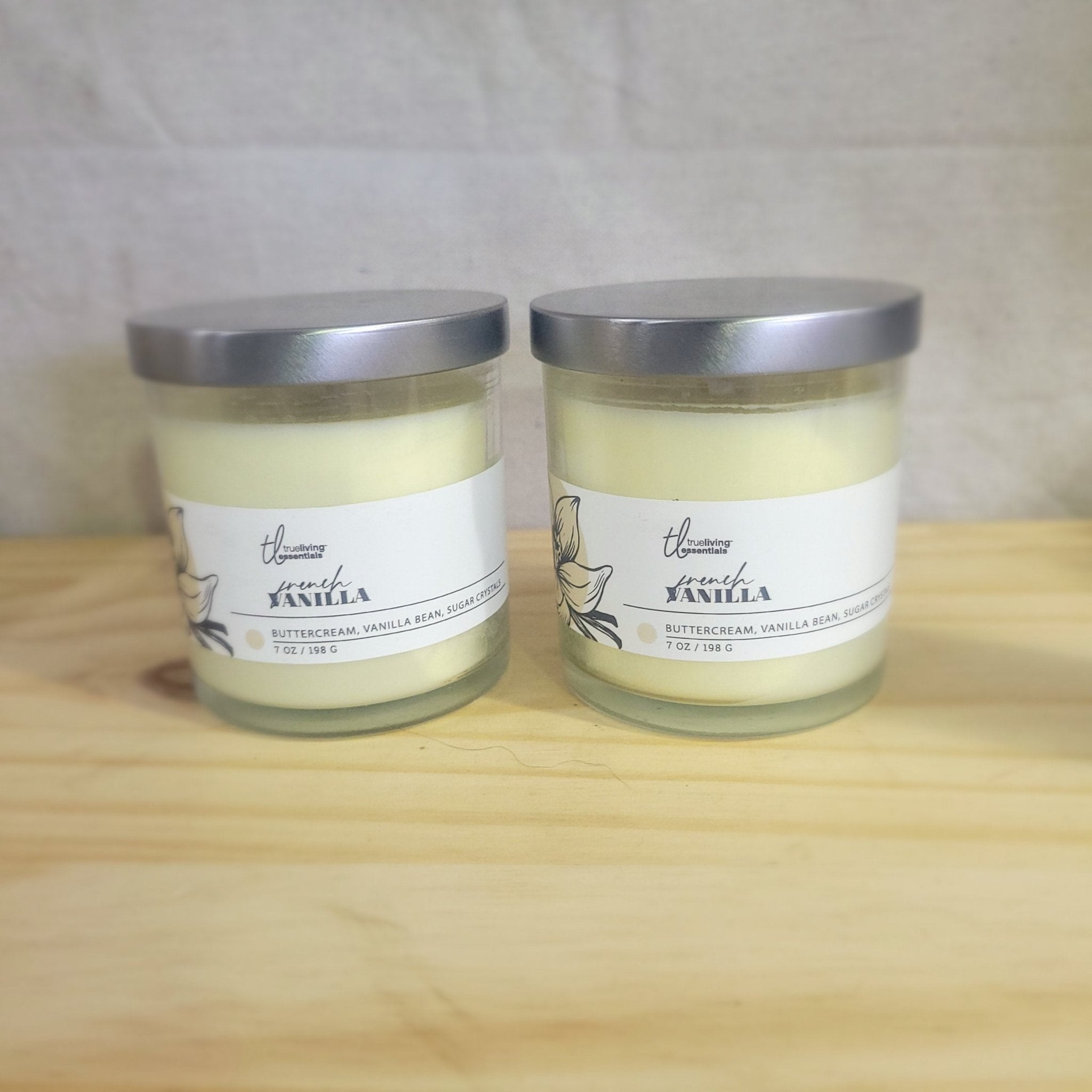 Trueliving French Vanilla Candle 7oz - Scented Jar - Brantford Surplus