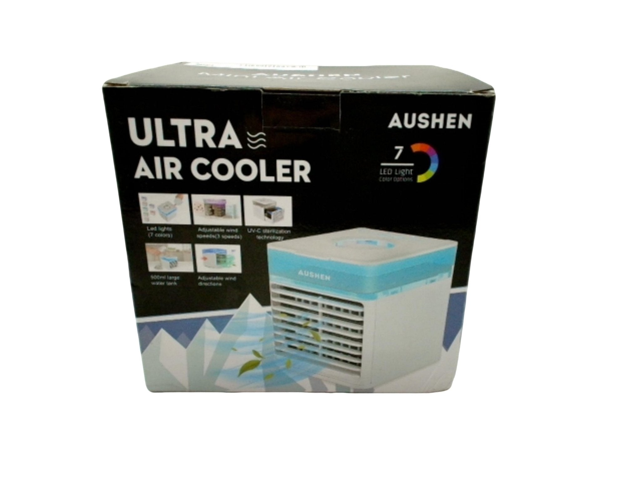 Ultra Air Cooler LED Portable Fan - Aushen - Brantford Surplus