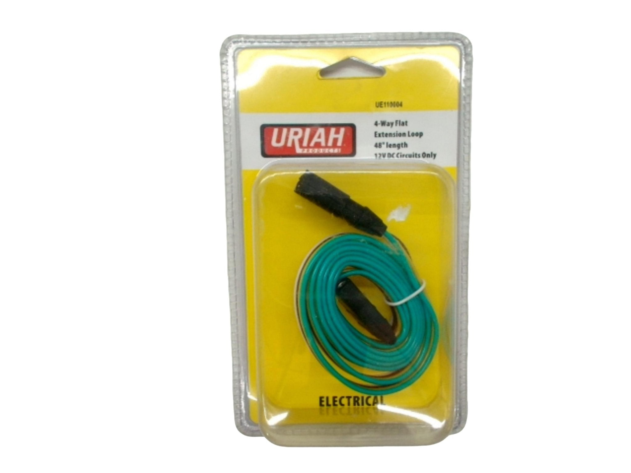 "Uriah 4 - Way Flat Extension Cable 12V DC 48 Inch" - Brantford Surplus