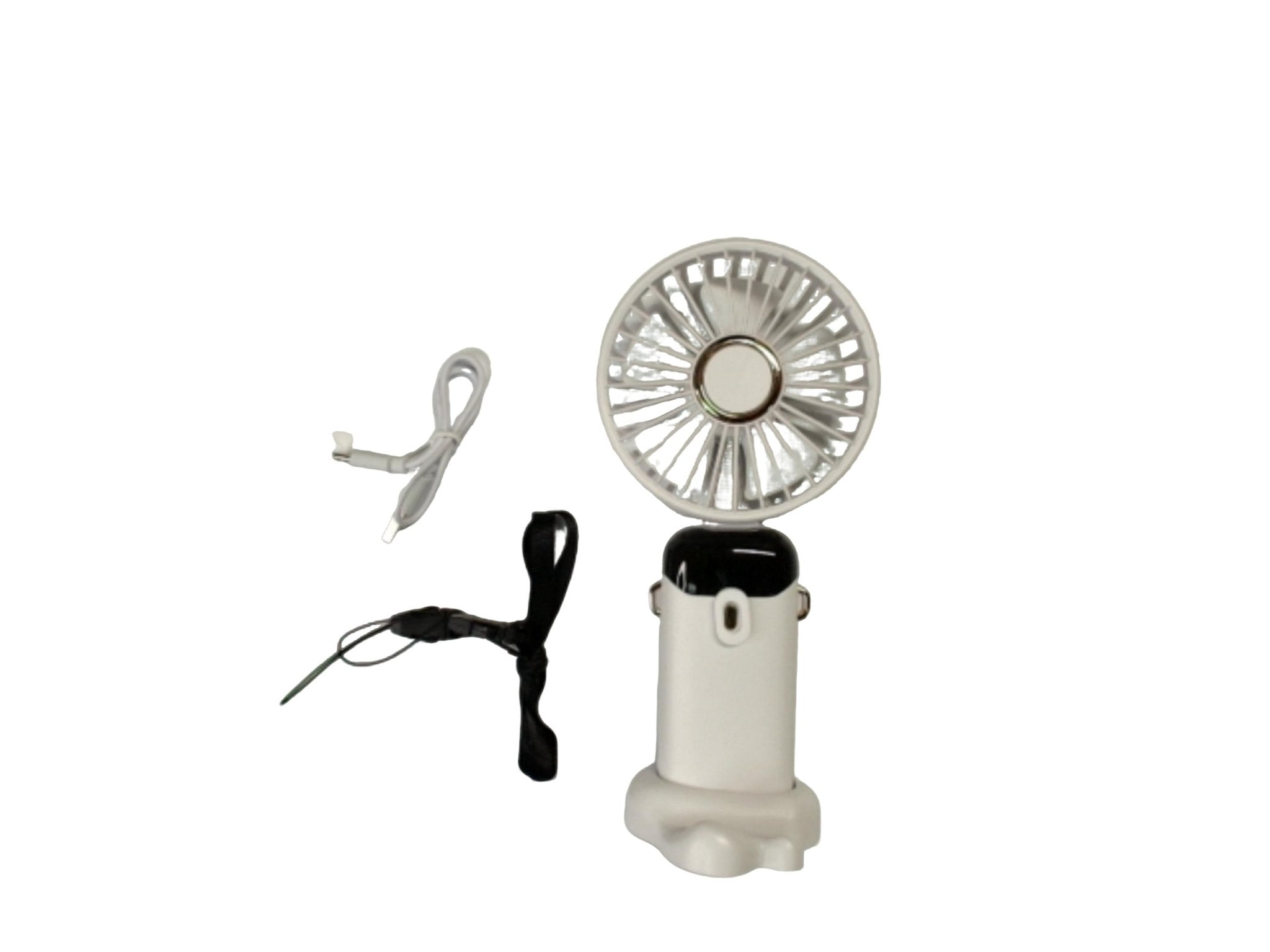 USB Rechargeable Handheld Fan - 5 Speed Portable Cooler - Brantford Surplus