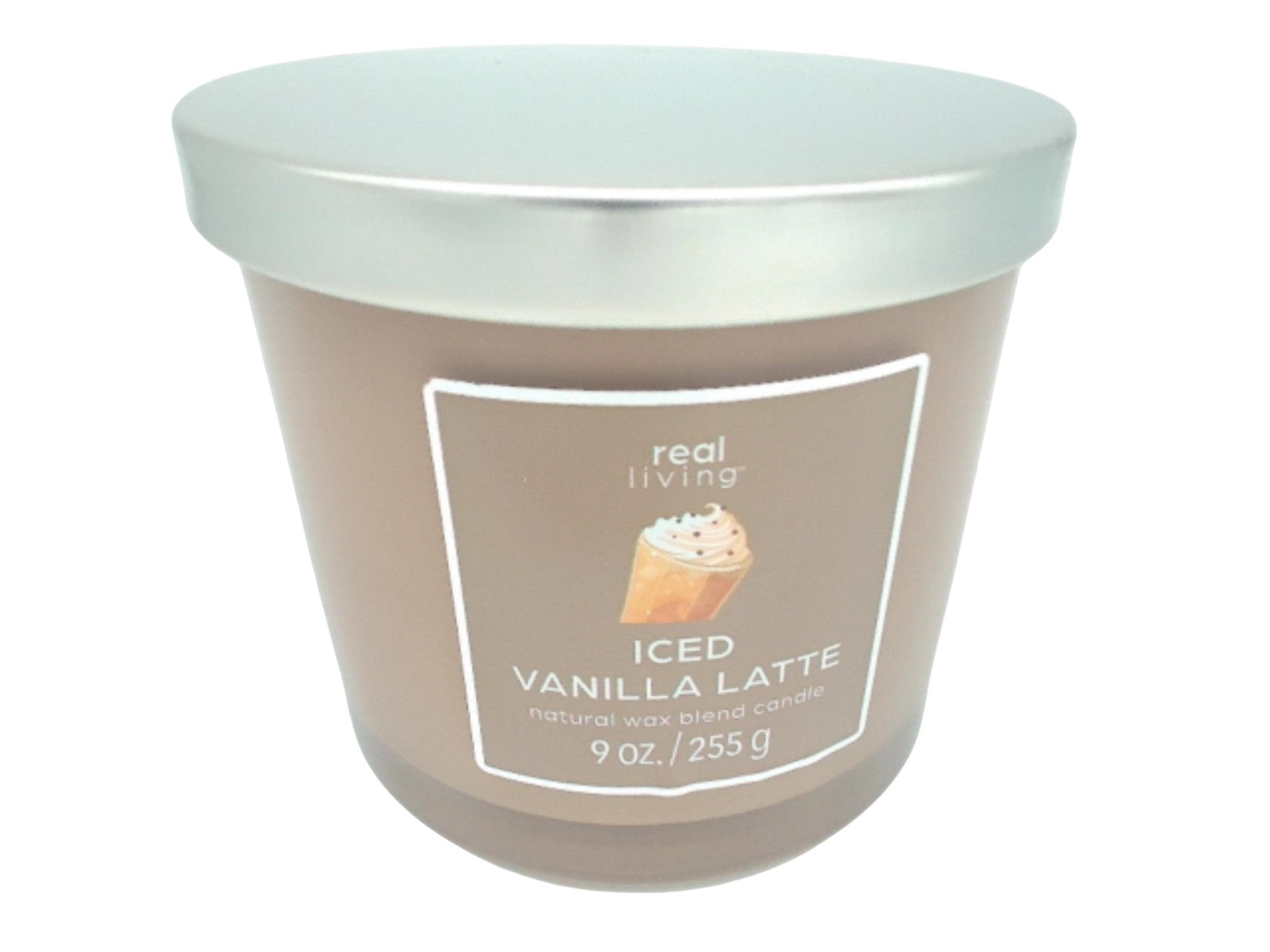 Vanilla Latte Scented Candle 9oz - Real Living - Brantford Surplus