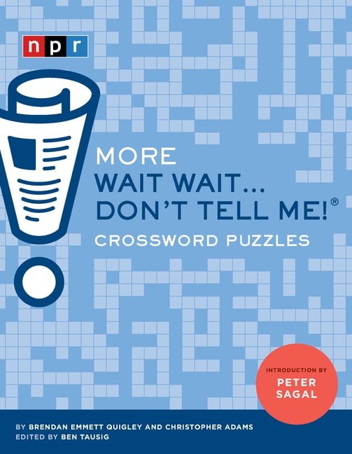 Wait Wait Don't Tell Me Crossword Puzzle Book - Fun Games - Brantford Surplus