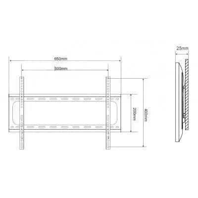 WALL MOUNT bracket for TV 32 TO 60 - Brantford Surplus