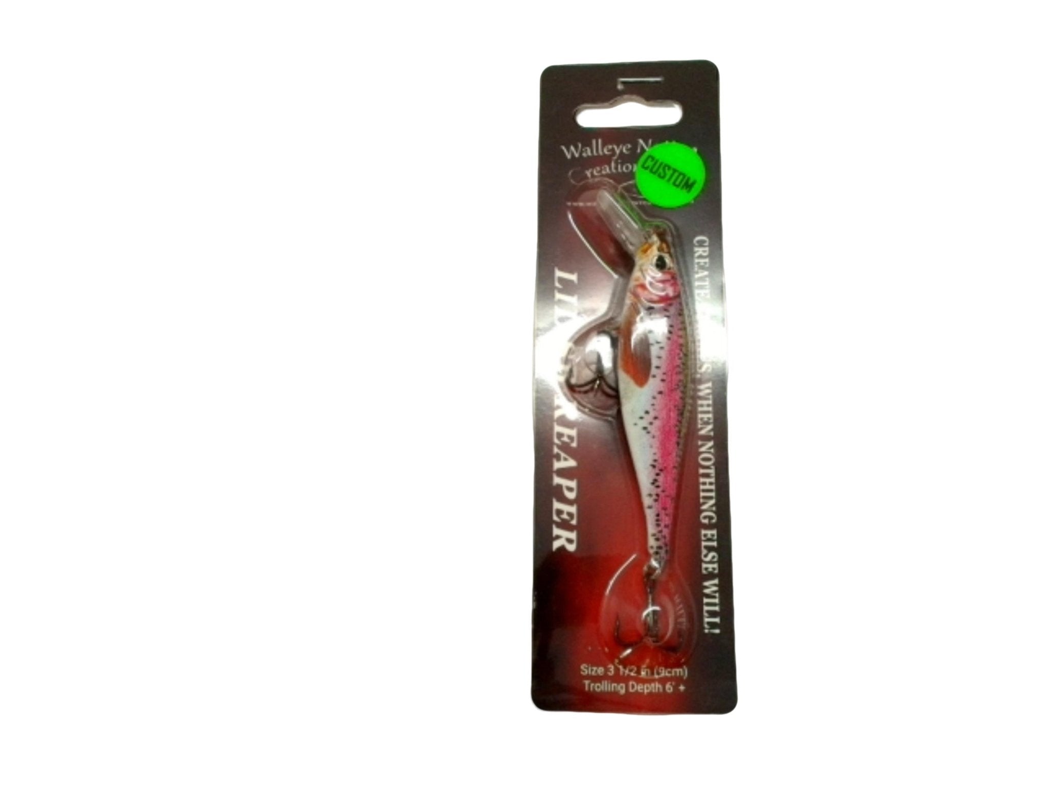 Walleye Nation 3.5" Rainbow Trout Fishing Lure - Brantford Surplus