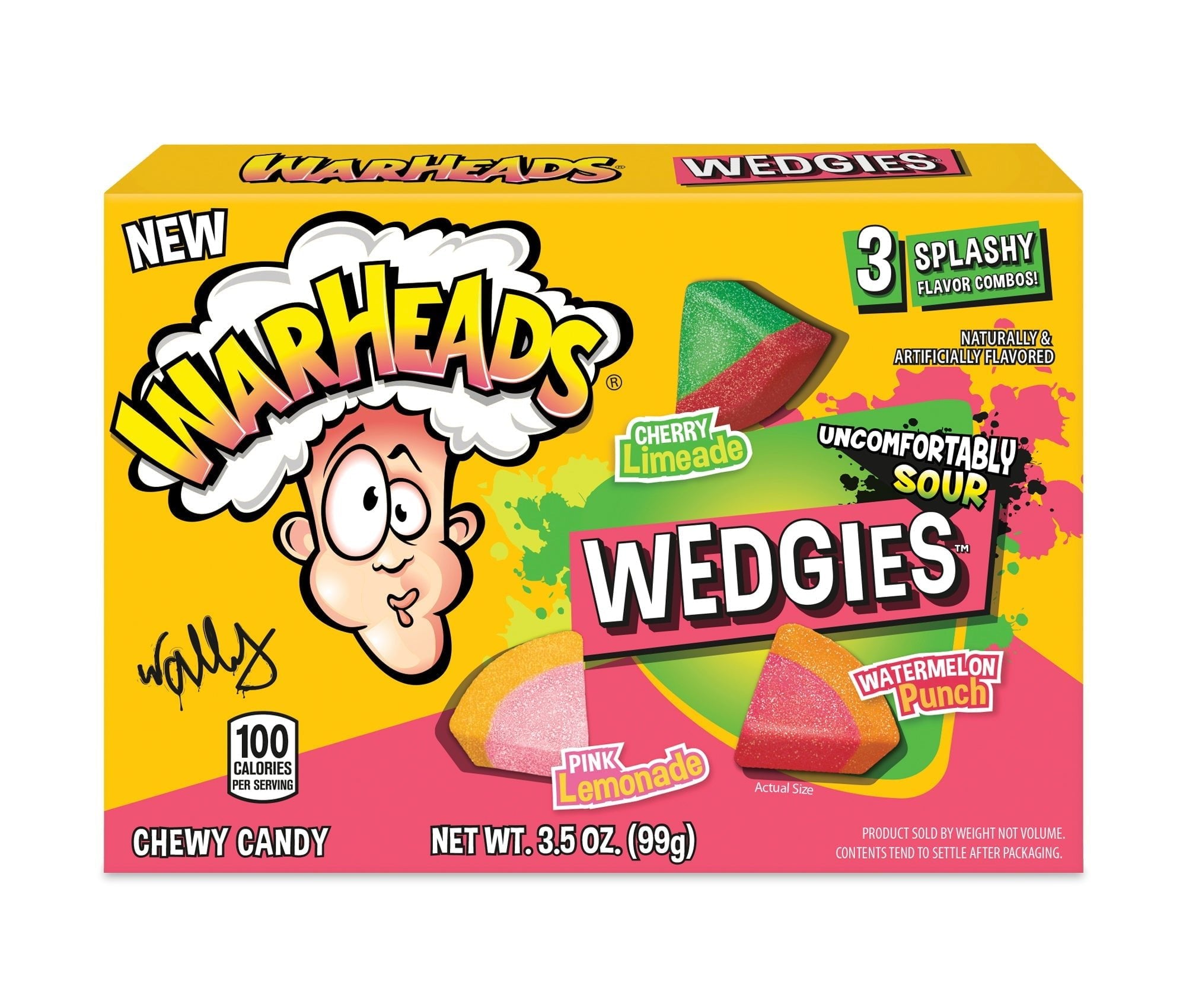 Warheads Sour Fruit Wedgies Candy - Chewy Sweets 99g - Brantford Surplus