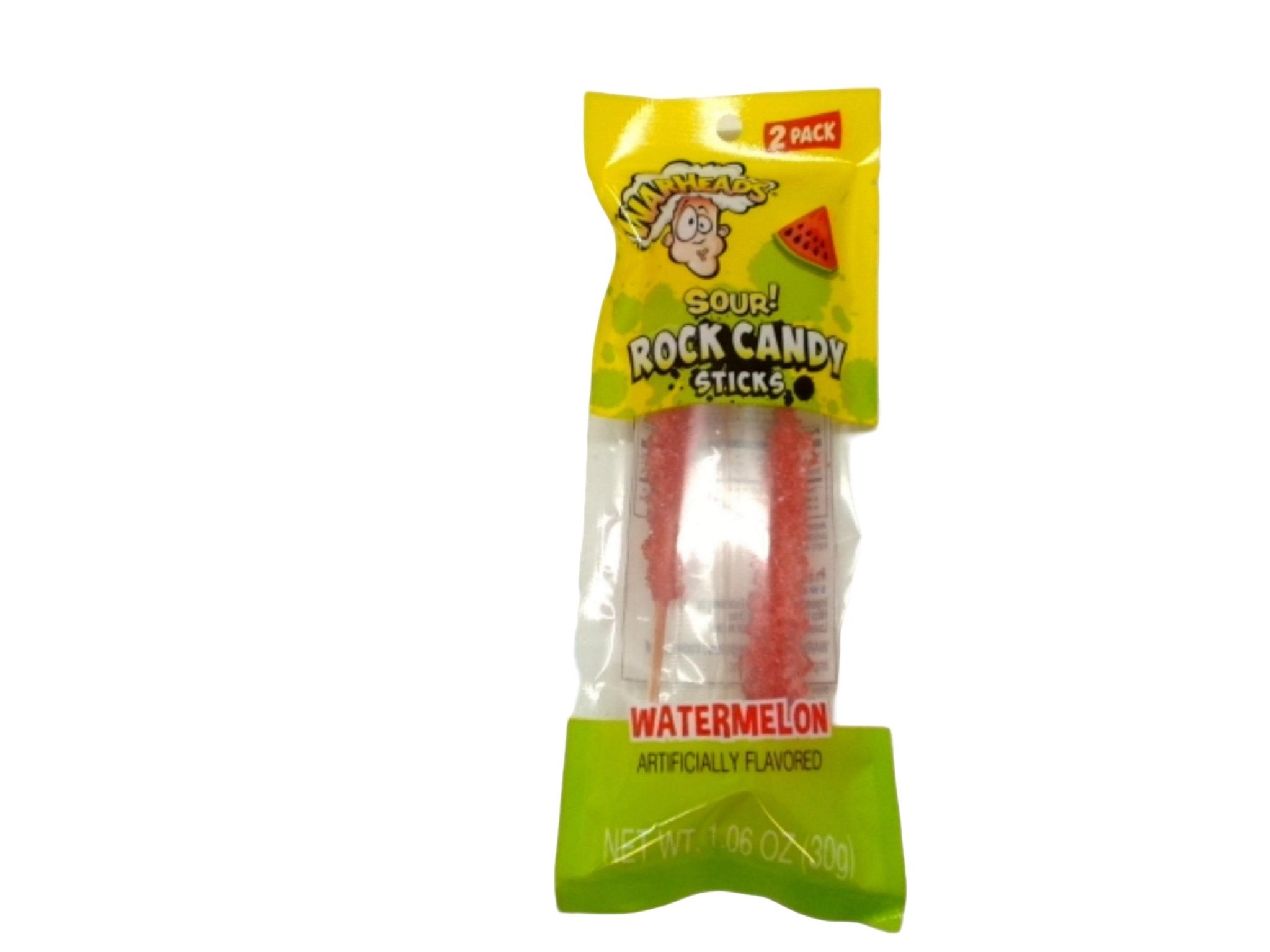 Warheads Watermelon Sour Candy Sticks - 2 - Pack 30g - Brantford Surplus