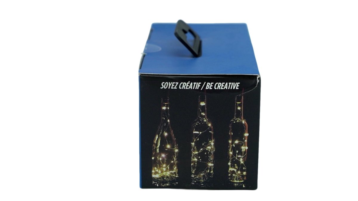 Wine Bottle LED String Lights 10 Pack - Warm White Ason - Brantford Surplus