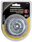 Wire Cup Brush 3" x 5/8" - Brantford Surplus