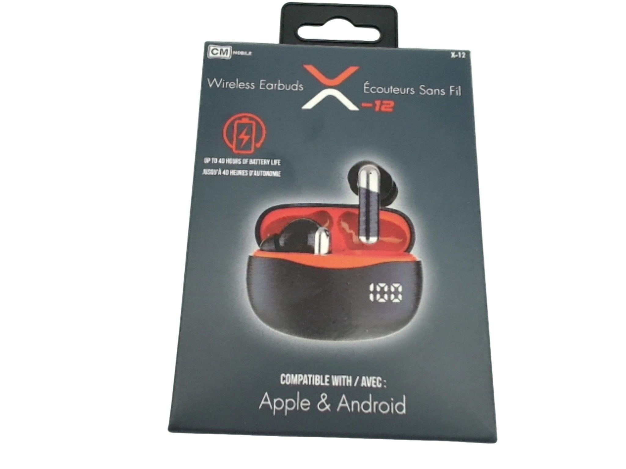 Wireless Earbuds 40H Battery & Case - True Audio - Brantford Surplus