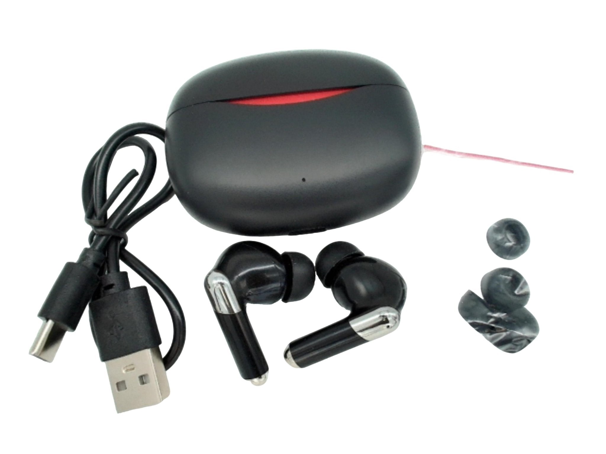 Wireless Earbuds 40H Battery & Case - True Audio - Brantford Surplus