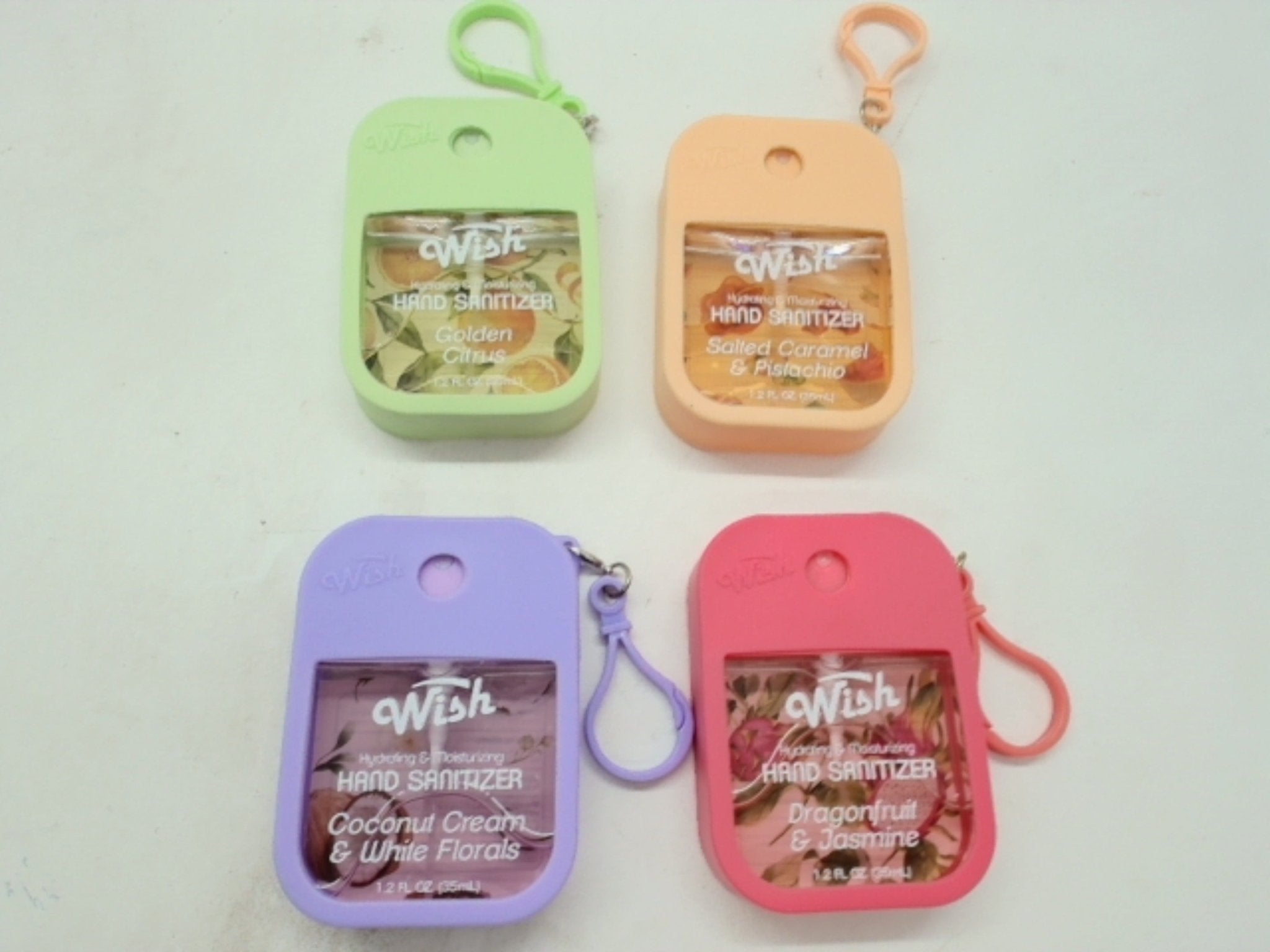Wish Hand Sanitizer Spray with Clip 35mL – Travel Size - Brantford Surplus