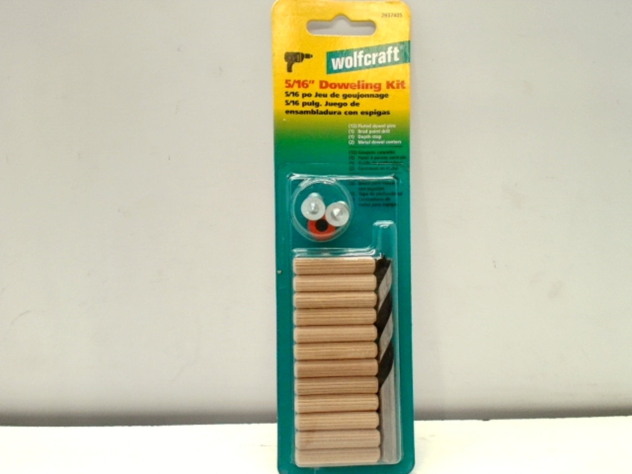 Wolfcraft Doweling Kit 5/16" with Brad Point Drill Bit - Brantford Surplus