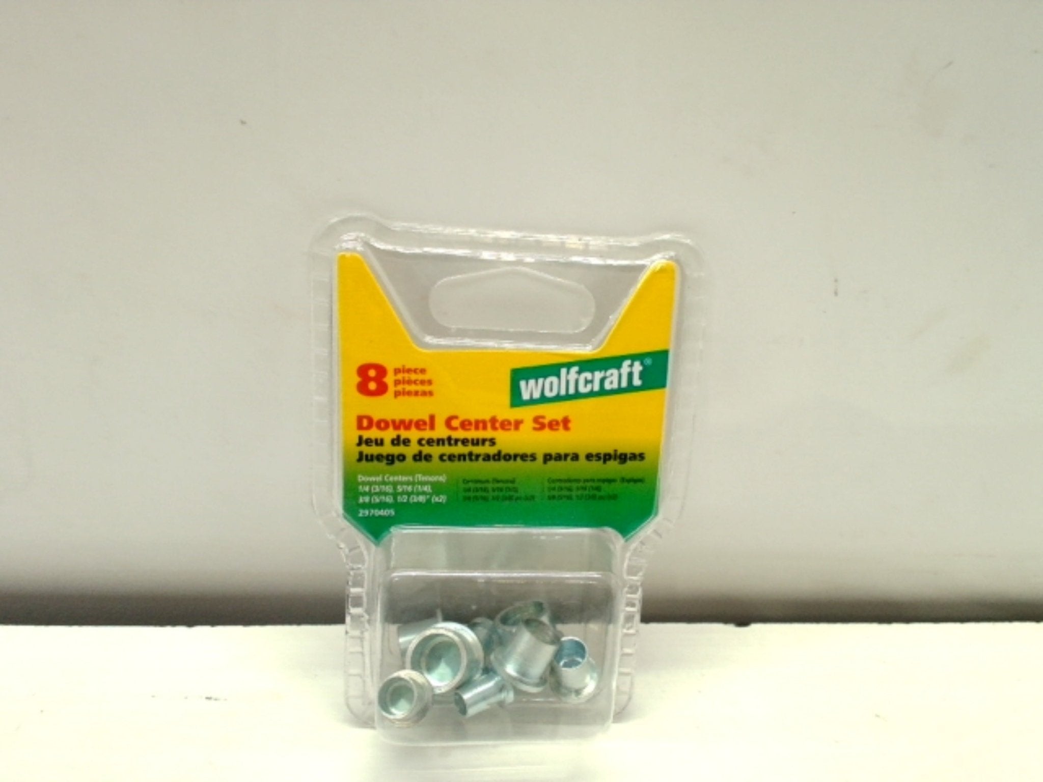 Wolfcraft Precision Dowel Center Set - 8 - Piece Tool Kit - Brantford Surplus