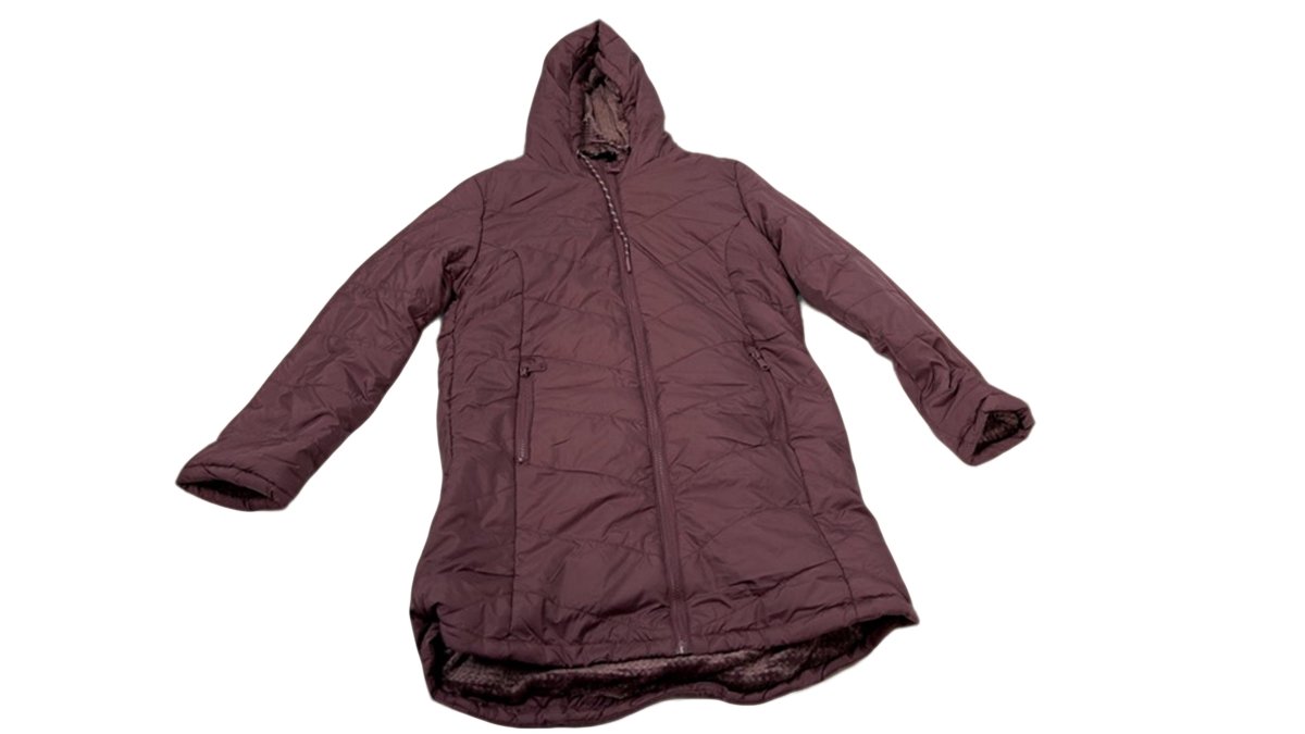 Women's Long Puffer Jacket - Axis Plumberry, Insulated - Brantford Surplus