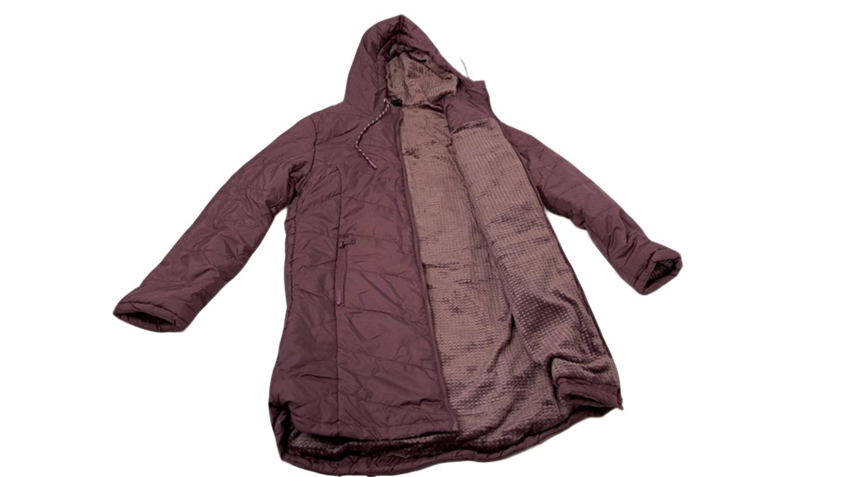 Women's Long Puffer Jacket - Axis Plumberry, Insulated - Brantford Surplus